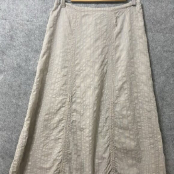 Cut Loose Women's Vintage 90s Whimsigoth Brown Maxi Skirt Boho Peasant - Picture 1 of 10